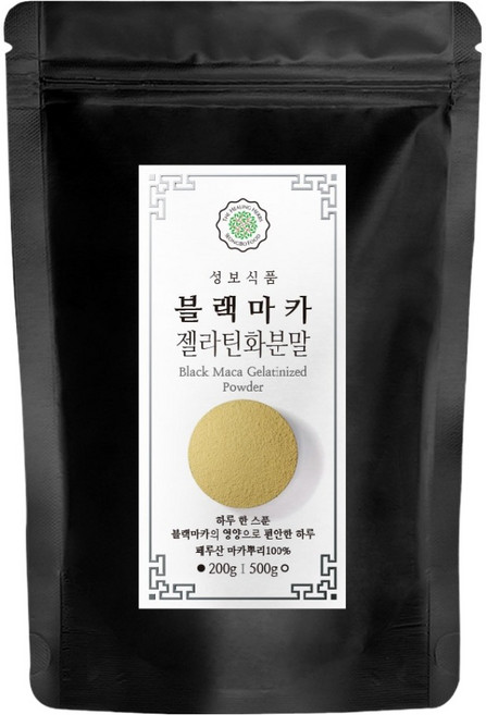 성보식품 블랙마카 젤라틴화 분말, 200g, 1개, 1개입