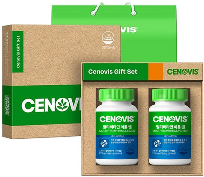 CENOVIS 綜合維他命 免疫力 男性 雙件組, 93g, 1套