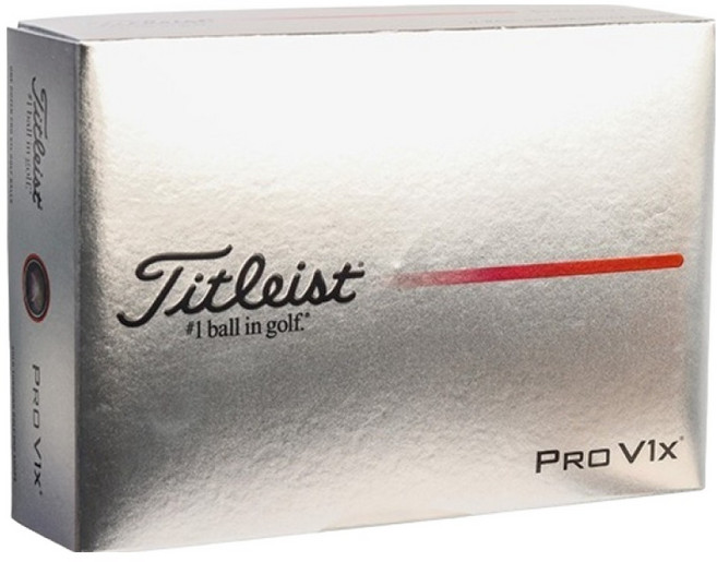 Titleist 26年 PRO V1X 一打高爾夫球, 白色, 12入, 1個