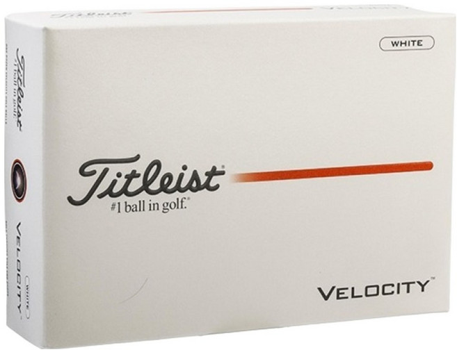 Titleist 26年新款 VELOCITY 一打高爾夫球, 白色, 1個, 12入