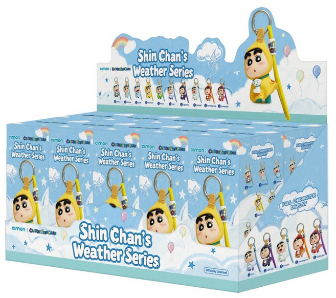 cImon 青物 蠟筆小新新氣象系列掛件10件組 CI55031 款式隨機, 1套