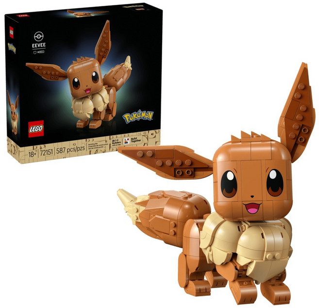 LEGO 寶可夢系列 Eevee 伊布 72151, 1個