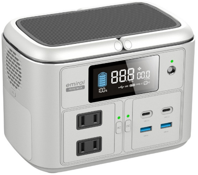 MIRENEX emirai 儲能小瓦力PRO 200W/192Wh/60000mAh, 沙白色, NEX-430-W