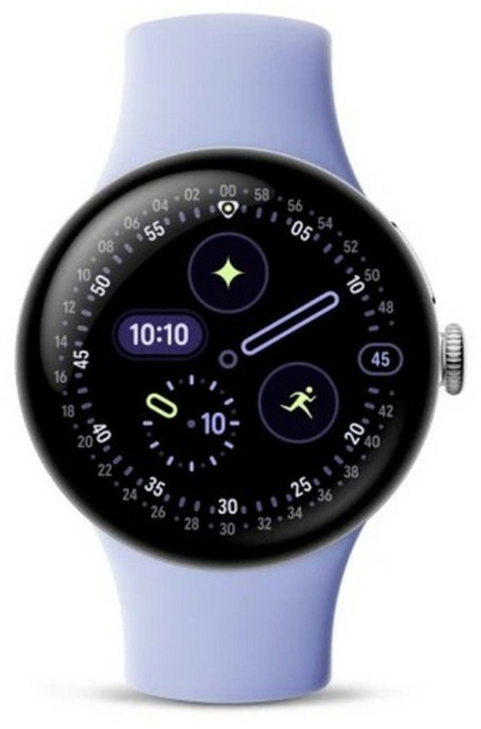 Google 谷歌 Pixel Watch 4, 鳶尾紫, 41mm, Wi-Fi