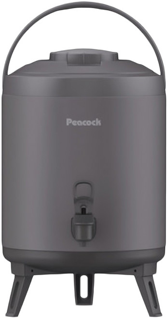 Peacock 日本孔雀 冷熱水桶 INJ-80, 黑色, 1個, 8.1L