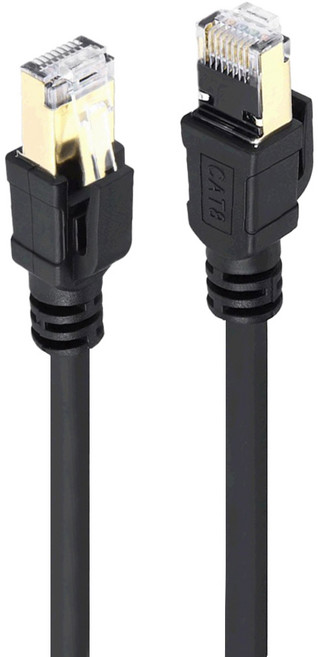 DTAudio 聆翔 Cat.8 高速網路線 KN-A09, 黑色, 1個, 30m