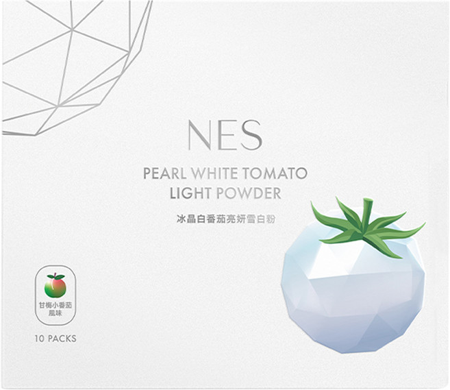 NES cosmetics 恩藝偲 冰晶白番茄亮妍雪白粉 10個裝, 30g, 1套