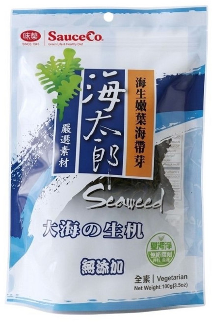 味榮 海太郎海生嫩葉海帶芽, 100g, 1個