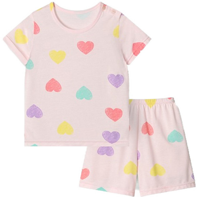 unifriend Heart Pop 涼感五分居家服套裝