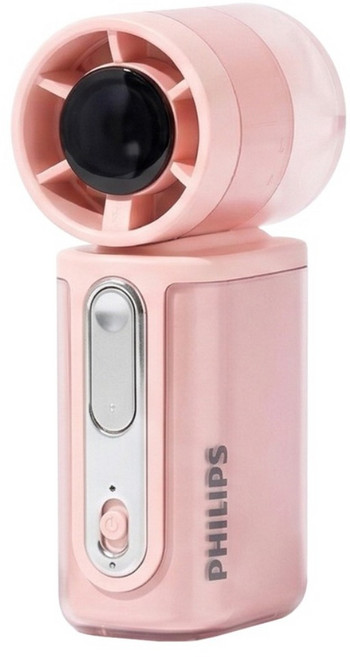 PHILIPS 飛利浦 迷你便攜高速100檔手持風扇, 粉色, ACR2222PPF
