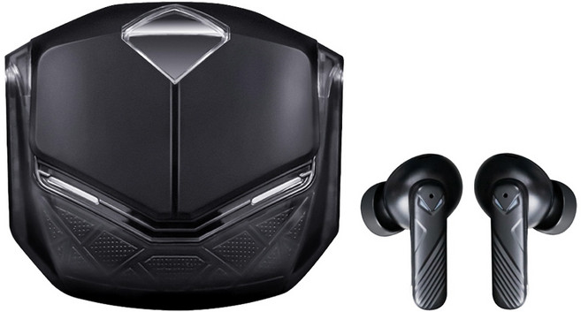 DTAudio Bluetooth 5.4 主動降噪 入耳式 無線耳機 電競 50ms 低延遲 13mm 動圈 ENC 通話降噪 6H Playtime 黑色 DTA-S45-K