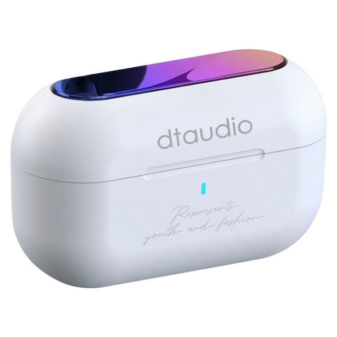 DTAudio 主動式降噪無線耳機 AI翻譯款, 鋼琴白, ANC T30