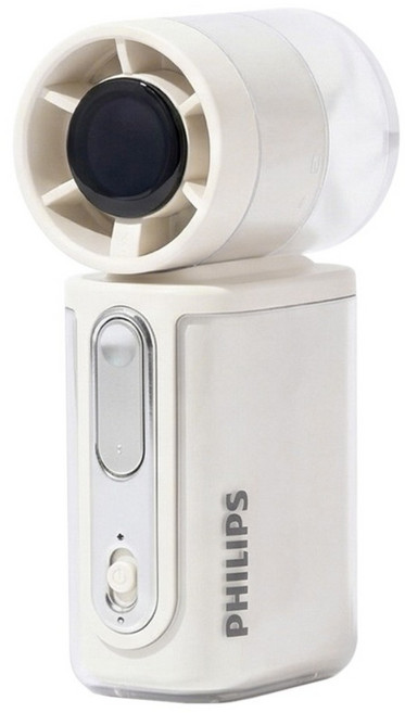 PHILIPS 飛利浦 迷你便攜高速100檔手持風扇, 白色, ACR2222MPF
