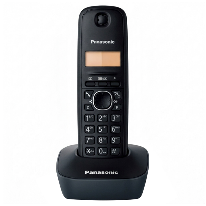 Panasonic 數位高頻無線電話 黑色, KX-TG1611