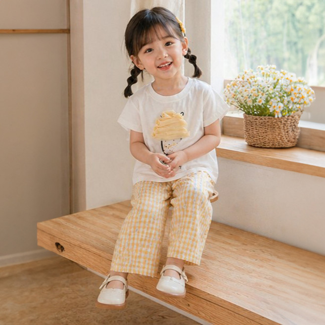 Arbe 레몬 소르베 상하의 세트