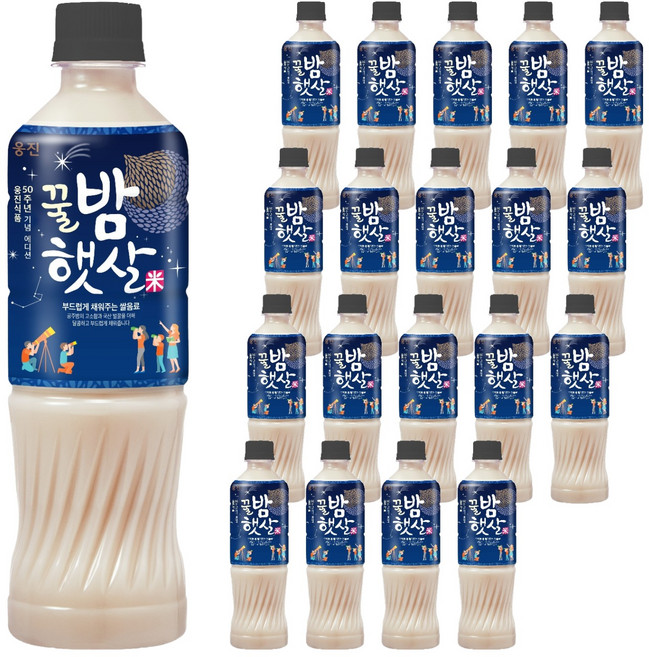 아침햇살 웅진 50주년 꿀밤햇살, 20개, 500ml