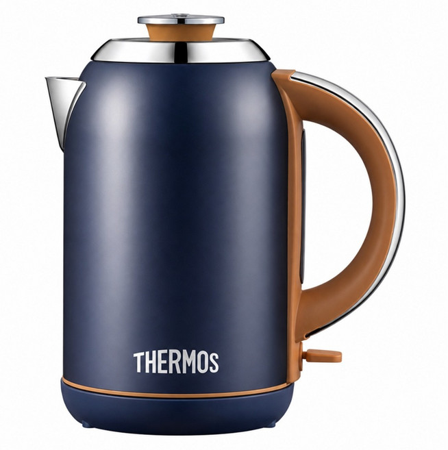 THERMOS 膳魔師 不銹鋼電熱水壺 EHAT-1323A-CP, 瑪瑙藍, 1個, 1.7L
