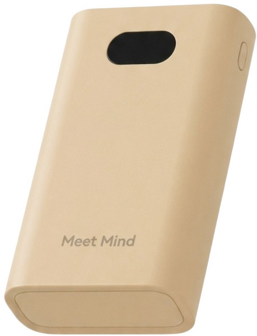 Meet Mind 雙向PD快充行動電源 22W 10000mAh Type-A 2個+ Type-C, 奶茶色, H10000