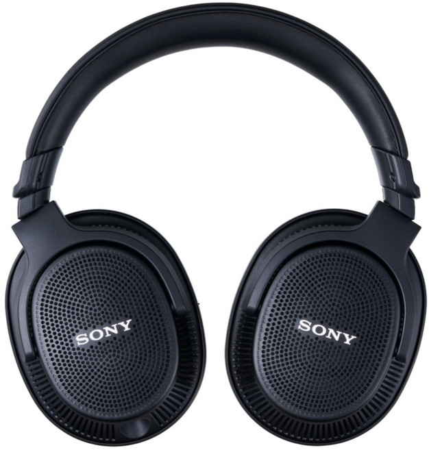 SONY 索尼 開放式 專業監聽 耳罩式耳機, 黑色, MDR-MV1