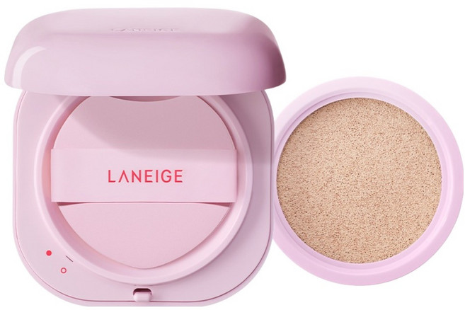 LANEIGE 蘭芝 NEO氣墊 The Glow 15g + 補充蕊 15g 套組, 17W 暖象牙白, 1組