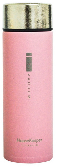 HouseKeeper 妙管家 真空鈦保溫杯 HKTI-30PK, 粉紅色, 1個, 300ml