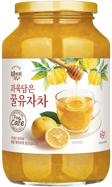 Bokumjari 含果肉蜂蜜柚子茶 for cafe, 1kg, 1入, 1個