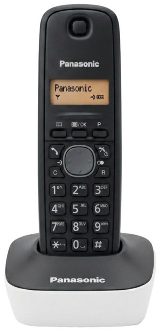 Panasonic 數位高頻無線電話 典雅白, KX-TG1611