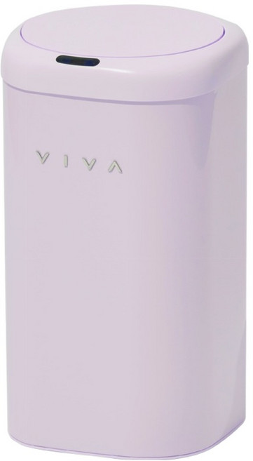 VISVIVA VIVA 自動感應 D-Edge 垃圾桶 11L, 1個, 紫色