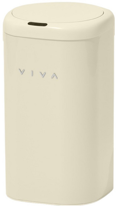 VISVIVA VIVA 自動感應 D-Edge 垃圾桶 11L, 1個, 黃色