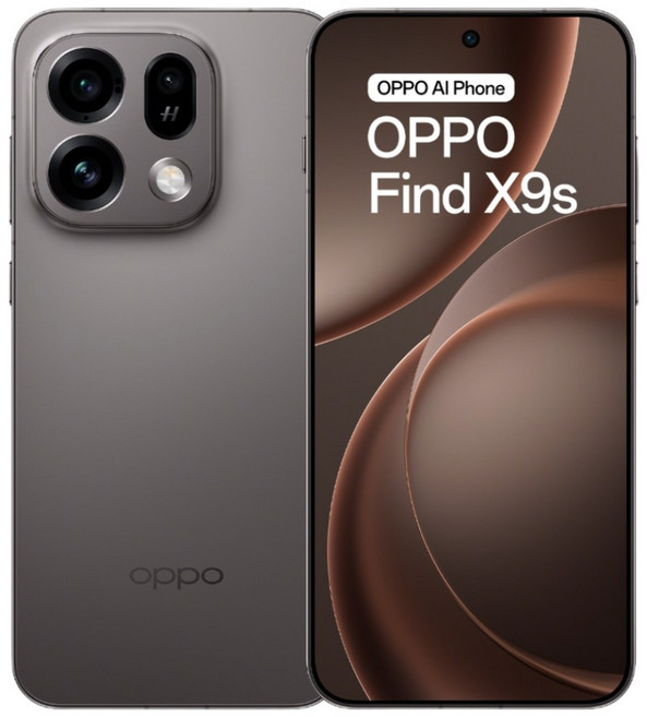 OPPO Find X9s eSIM 12GB RAM 256GB Storage 智慧型手機 AI Phone 沉穩鈦 50MP Camera 120x Zoom 7025mAh