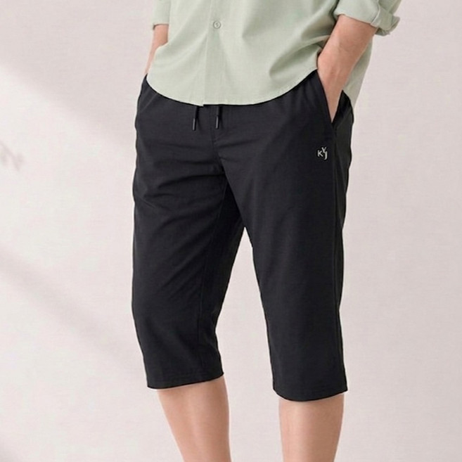 KYJ GOLF 男士夏季彈性拉鍊短褲 NM-6453