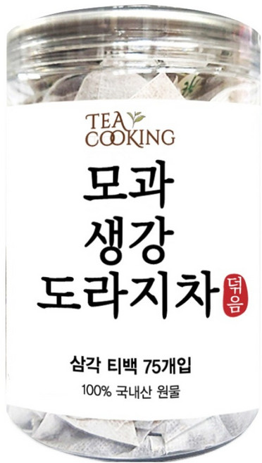 티쿠킹 모과 생강 도라지차, 1g, 1개, 75개입