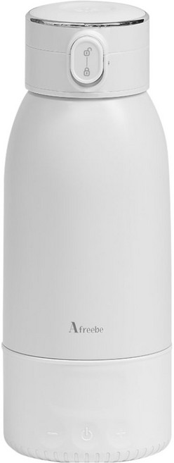 어프리비 휴대용 분유포트 여행용 무선 포트 커피 전기 100도 가열 500ml, JR15MAX(퓨어화이트)