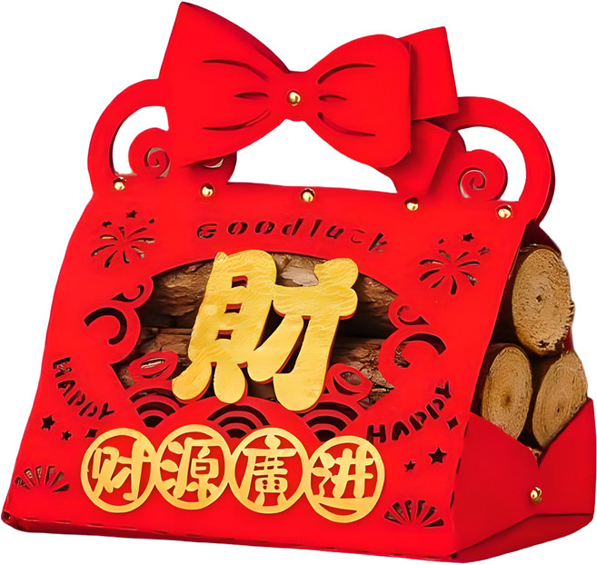 Mass 生活好物 新年裝飾財源廣進擺件 入宅禮物 居家布置裝飾用品, 紅色