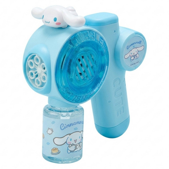 Sanrio 三麗鷗 炫彩燈光泡泡機 兒童戲水玩具 手持泡泡槍, 大耳狗, 1個