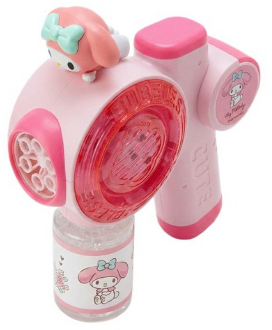 Sanrio 三麗鷗 炫彩燈光泡泡機 兒童戲水玩具 手持泡泡槍, 美樂蒂, 1個