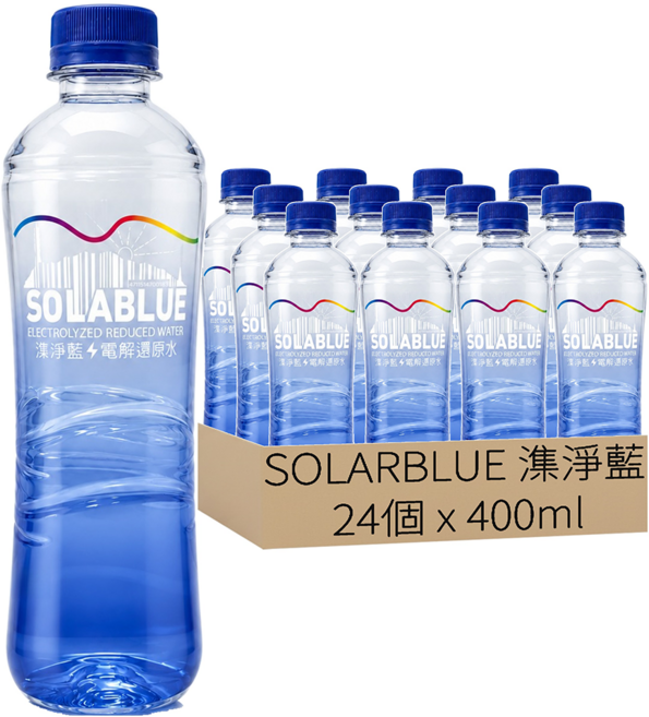 SOLABLUE 潗淨藍 電解還原水, 24個, 400ml