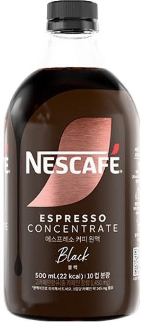 네스카페 에스프레소 커피 원액 블랙, 1개, 500ml
