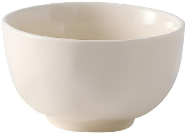 Hesii 北歐手捏感 fufu 碗 11.2 x 6.3cm, 奶油白, 1個