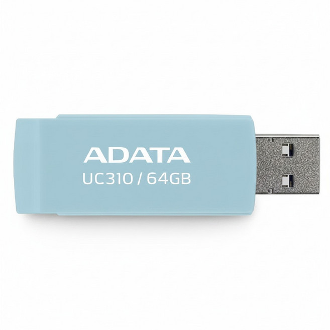 ADATA 威剛 USB3.2 旋轉隨身碟 UC310 藍色, 1個, 64GB