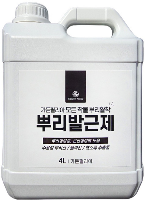 가든필리아 모든 작물용 뿌리활착 관주 뿌리발근제, 1개, 4L