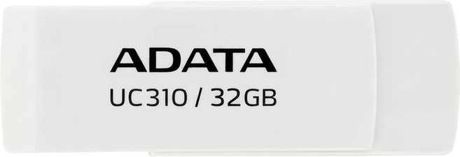 ADATA 威剛 USB3.2 旋轉隨身碟 UC310 白色, 1個, 32GB