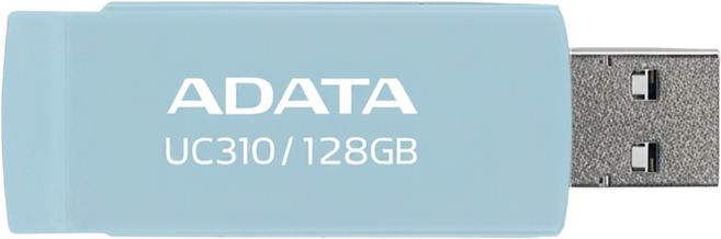 ADATA 威剛 USB3.2旋轉隨身碟 UC310 藍色, 1個, 128GB