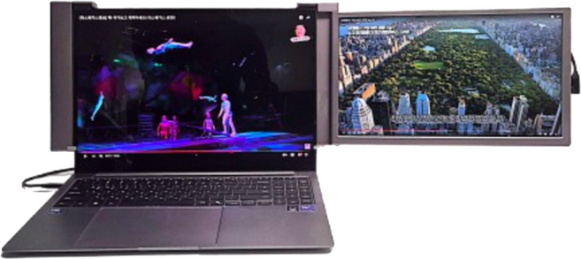 S&Co FHD 便攜式筆記型電腦單/雙螢幕, S3, 39.62cm