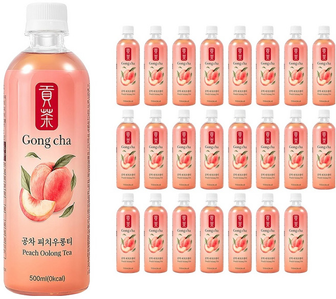 공차 피치 우롱티, 500ml, 24개