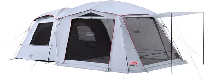 Coleman DARK ROOM系列 TOUGH SCREEN 氣流循環帳 2-ROOM LDX+ CM-39083, 灰白色, 5人