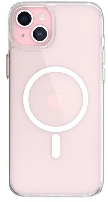 SwitchEasy 魚骨牌 Nude M 手機 手機殼 iPhone 15 Plus 支援MagSafe 晶亮防摔 透明色