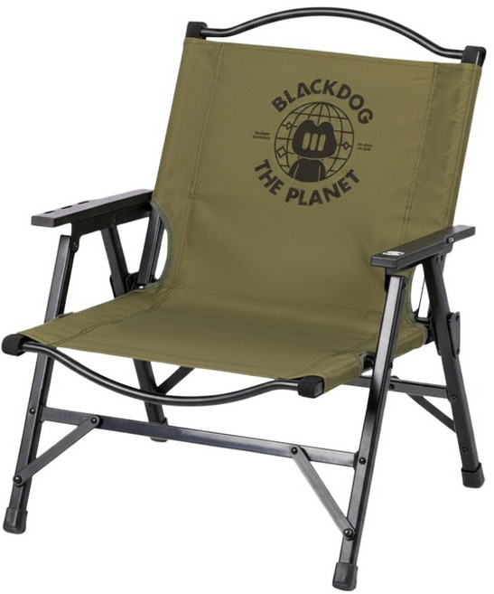 Blackdog 解武可拆卸克米特折疊椅, 松霧綠, 1個