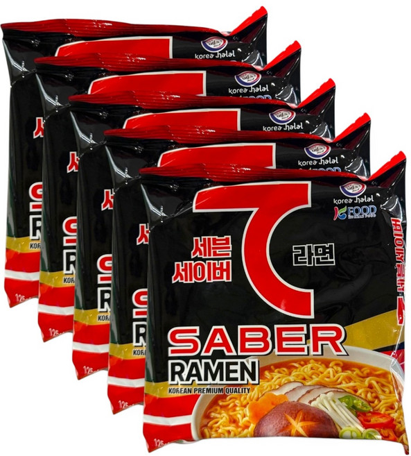 세븐세이버 라면 125g, 5개