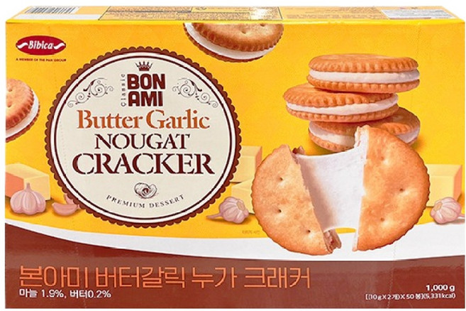 비비카 본아미 버터갈릭 누가 크래커, 1개, 1kg